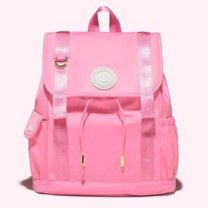 Stoney Clover Lane Flap Backpack ~ Fruit Punch Hot Pink Drawstring Barbie